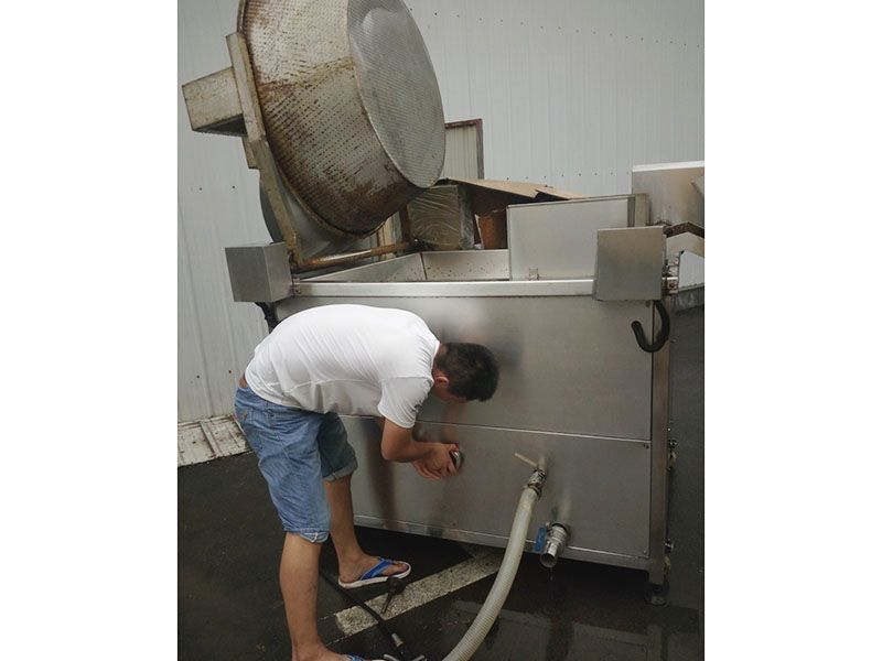 杏鮑菇全自動油炸機 (1)