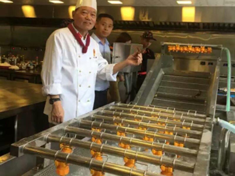 小龍蝦超聲波氣泡清洗機